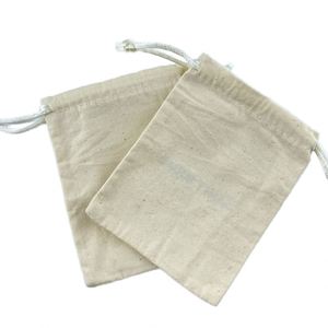 Sac à cordon personnalisé en coton et lin, petit sac en velours pour la collection et le rangement de bijoux, emballage tendance - Product Image 2