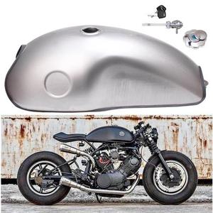 Réservoir de carburant rétro 10L pour moto, style Harley, grande cylindrée, pour moto modifiée <span class=keywords><strong>750</strong></span>, réservoir de carburant de style café - Product Image 3