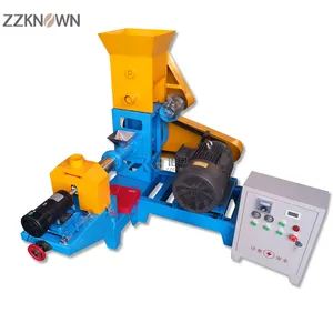 OEM Hot Sale Fish Food Shrimp Frog Feed Pellet Extruder Making Machine Floating Fish Feed Pellet Machine with Easier Operation