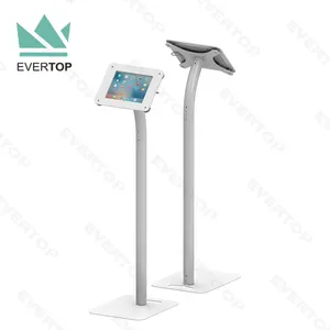 Kiosk Tablet Stand LSF01-B 7-13" Anti Theft For IPad Security Floor Stand W Lock Tablet Enclosure Mount Kiosk Floor Standing For Android Surface Go