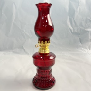 Customized Color Size logo Round clear Red Lighting Glass Oil <strong>Lantern</strong> <strong>Lamp</strong> with Handle for Outside Home Holiday - Product Image 4