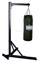 Soporte Multifuncional de Acero para Gimnasio en Casa con Saco de Boxeo para Ejercicio