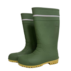 أحذية مطر وظيفية مقاومة للماء بالجملة للزراعة وصيد الأسماك وغسيل السيارات والعمل الآمن مصنوعة من البي في سي للرجال - Product Image 3