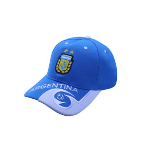 Gorra de Béisbol de Fútbol, Brasil, Argentina, Italia, Países Bajos, Portugal, Gorra con Visera, Sombrero de Ala Ancha, Algodón, 6 Paneles, Unisex, Cuatro Estaciones - Product Image 5