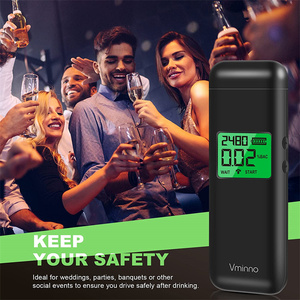 Высокоточный OEM оптовый бесконтактный детектор алкоголя, портативный алкотестер, цифровой измеритель уровня алкоголя в выдыхаемом воздухе, цена - Product Image 6