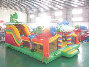 Château gonflable de qualité commerciale avec toboggan - Château de saut extérieur résistant et imperméable pour les anniversaires d'enfants à <span class=keywords><strong>louer</strong></span> - Product Image 6