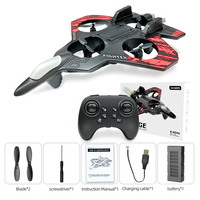Drone L101 RC transfrontalier en mousse, avion à gravité suspendue, avec fonctions de vol en altitude, de cascades et de roulement, résistant aux chutes, et éclairage coloré