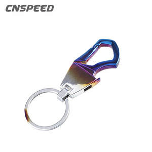 CNSPEED <b>Car</b> Keychain Zinc Alloy Rainbow Color <b>Key</b> <b>Ring</b> For Auto Accessories - Product Image 1