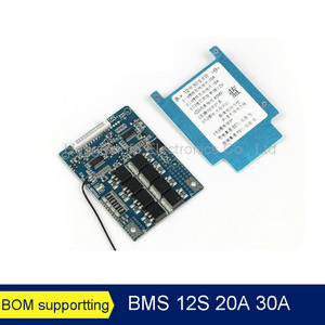 Placa de Carga de Batería de 12S 36V 20A 30A con Función de Equilibrio, Ecualizador LiFePO4, Protección de Temperatura NTC para Scooter Eléctrico/Bicicleta Eléctrica - Product Image 4