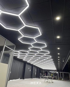 Wasserdichte 6500K LED Auto Detail lierungs leuchten Werkstatt ausrüstung für Auto waschanlage Sechseckiges Detail licht - Product Image 1