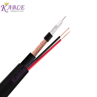Cable coaxial Siamés RG59 0.81CU 2C/18AWG con cables de comunicación de alimentación Producto