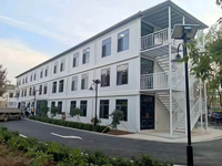 Maison conteneur à montage rapide, maisons préfabriquées de luxe pour l'hébergement en station balnéaire