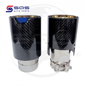 Embouts d'échappement en acier inoxydable bleu brûlé de haute qualité, personnalisation d'usine SQS pour <span class=keywords><strong>BMW</strong></span> M5 M6, embout de silencieux <span class=keywords><strong>M135i</strong></span> M235i - Product Image 6