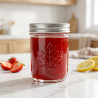 Pot en verre transparent minimaliste avec couvercle en bambou, conteneur de rangement empilable pour la salle de bain et les produits de beauté, Canada