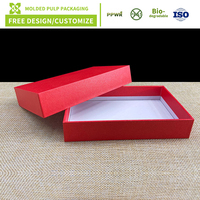 Boîte d'emballage en papier de luxe personnalisée avec design gratuit, boîte Ciel et Terre avec logo, emballage cadeau recyclable pour sous-vêtements