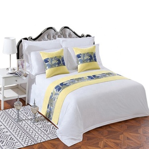 CFL En Gros Luxe 100% Coton Hôtel <span class=keywords><strong>Lin</strong></span> <span class=keywords><strong>Housse</strong></span> De Couette Drap De <span class=keywords><strong>Lit</strong></span> Ensemble De Literie D'hôtel - Product Image 5