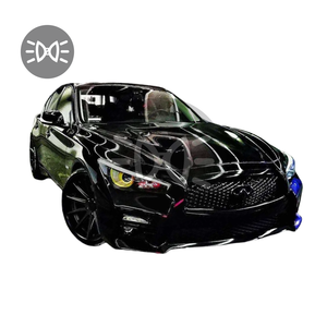 Para Infiniti Q50L: Actualización <span class=keywords><strong>de</strong></span> faros originales, faros delanteros tipo Ojo <span class=keywords><strong>de</strong></span> Águila Estándar <span class=keywords><strong>de</strong></span> EE. UU., Q50 modificado con <span class=keywords><strong>pupila</strong></span> amarilla - Product Image 3