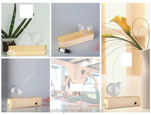 Bán buôn OEM ODM tùy chỉnh sương đài phun nước gỗ thật ultransmit nebulization tinh dầu hương thơm khuếch tán difuser Máy phun sương - Product Image 4