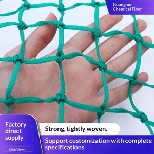 Filet de protection personnalisé en polyéthylène noué pour terrain de football, clôture de terrain de basketball, filet de patio <span class=keywords><strong>vert</strong></span> - Product Image 5