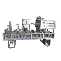 Machine automatique de remplissage et de scellage de gobelets pour yaourt, gelée, lait, glace, miel et liquides (huile) - Bon prix