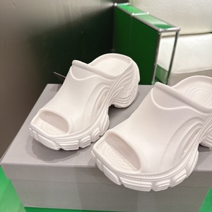 Ladies Slippers High Quality Luxury Designer Women Summer Stylish Casual Slip-On White Heightening Light Weight Platform Slides - Product Image 6