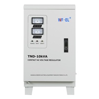 Régulateur de tension monophasé TND-10KVA à prix d'usine WF.EL, stabilisateur de tension AVR de précision pour usage domestique