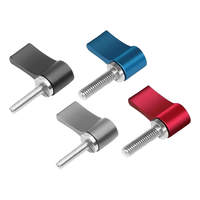 Vis à levier réglable OEM ODM personnalisable en taille et logo, 1/4 po x 17 mm, avec aile simple pour équipement photo