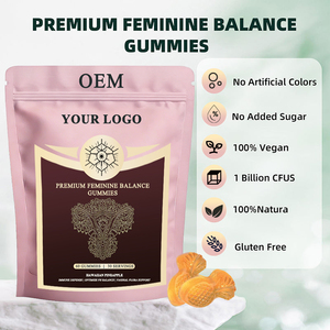 Gommose per l'Equilibrio Femminile OEM, Multivitaminico per Donne, Gommose per Sindrome Premestruale, Salute e Benessere Ormonale Femminile, Gusto Ananas Hawaiano - Product Image 2