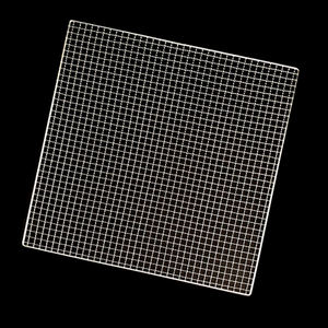 Malla de Alambre para Parrilla de Barbacoa Reutilizable, Trenzada, de Acero Inoxidable Cromado, Resistente a Altas Temperaturas - Product Image 4