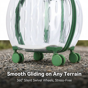 Grosir modis transparan plastik hewan peliharaan kucing casing penerbangan gaya Solid kucing portabel tas bagasi untuk keluar dan perjalanan - Product Image 4