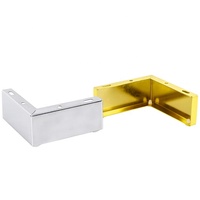 WINSTAR Möbel beine Moderne Luxus Chrom Seite Nachttisch Fuß Fuß Konsole Stahl Gold Metall Möbel Bett Schrank Sofa Beine