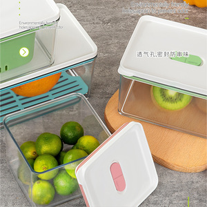 Stackable Kitchen Food <b>Storage</b> Containers Transparent Plastic With Clip On <b>Lid</b> For Travel And Daily Use - Product Image 3