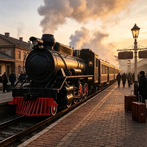 Locomotives à vapeur personnalisées peuvent être produites en OEM par l'usine professionnelle, avec prise en charge de toute ajustation des paramètres de jauge. - Product Image 2