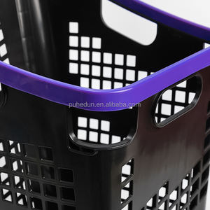 Panier à roulettes en plastique durable et écologique Roues faciles à transporter pour des achats pratiques - Product Image 4