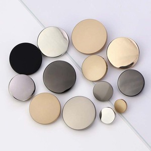 Fashion Round Metal Blank Flat <strong>Buttons</strong> High-footed Hand-sewing <strong>Suit</strong> Coats Trench <strong>Buttons</strong> Shirts Down Jackets <strong>Buttons</strong> Wholesale - Product Image 2