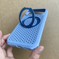 Casing Ponsel Berbahan Mesh Magnetik dengan Ring Stand, Pendingin, Anti Panas, dan Anti Benturan untuk iPhone 18 17 Pro Max Grosir