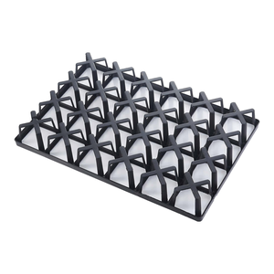 Support de pot à succulentes en gros à 24 cellules avec plateau de germination pour pots de pépinière carrés de 7x8 cm - Product Image 2