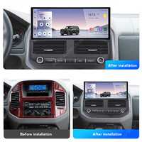 MEKEDE pemutar Multimedia mobil Android, Radio mobil layar 7870 otomatis 12 + 256GB 12.3 inci untuk Mitsubishi Pajero V73 2004-2011