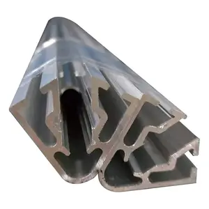 Individuelles speziell geformtes Aluminiumprofil Extrusions-Winkelschutz-Bogen Aluminiumkarten-Schlitz Industrieprofil