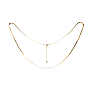 Chris DE ABRIL DE JOYAS de cuerpo 316L de acero inoxidable 18k chapado en oro PVD <span class=keywords><strong>chatelaine</strong></span> cadena de la cintura espiga Cadena de cuerpo - Product Image 1