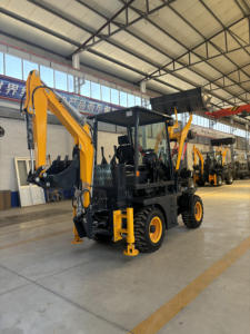 Listino prezzi economici ruota piccola 4WD 4x4 2ton 2.5ton 3ton escavatori Micro spostamento laterale 0.25 m3 terne scavatrice idraulica - Product Image 6