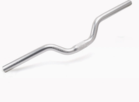 Guidon de vélo pliable Swallow 11009 FMFXTR 25,4*520/580 mm, hauteur 50 mm, guidon fixe pour vélo à pignon fixe