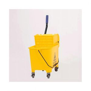 Chariots <span class=keywords><strong>de</strong></span> nettoyage <span class=keywords><strong>en</strong></span> plastique léger pour hôpital <span class=keywords><strong>de</strong></span> 20L Jaune Autres fournitures <span class=keywords><strong>de</strong></span> conciergerie Chariots d'équipement <span class=keywords><strong>de</strong></span> nettoyage - Product Image 2