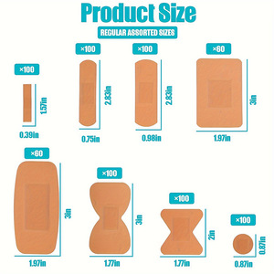 Custom Printed Band Aid Waterproof <b>Metal</b> <b>Detectable</b> Bandaid Bamboo Band Aids with Box - Product Image 5