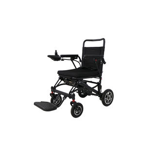 Silla de Ruedas <span class=keywords><strong>El</strong></span>éctrica Plegable Ligera, Llantas de 7/9 Pulgadas, Asiento Antiescaras 3D, Marco de Aluminio, Motores Dobles de 250W - Product Image 1