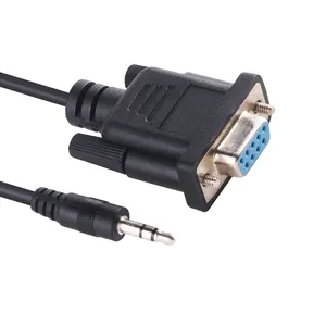 DB9 последовательный кабель для карты управления сетью APC AP9630 AP9631 940-0299A, DB9 до 2,5 мм TRS аудио разъем AJ RS232 разъем