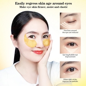 Parches de Hidrogel para Ojos con Colágeno y Oro de 24K, Té Verde Vegano, Marca Privada OEM, Forma Octogonal, Antiarrugas, Ojeras e Hinchazón - Product Image 4