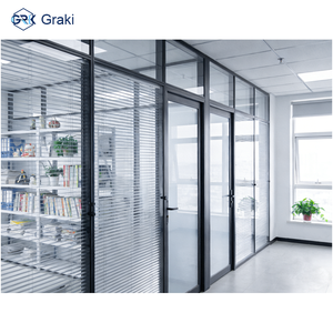 <span class=keywords><strong>Cloison</strong></span> de bureau en aluminium de 90 mm avec un design moderne et une absorption <span class=keywords><strong>acoustique</strong></span> très efficace - Product Image 5