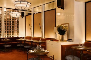 Sillas de Bar Modernas de Metal con Cojines con Estampado de Leopardo para Muebles Comerciales de Hotel, Diseño Contemporáneo - Product Image 4