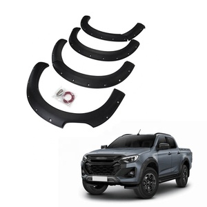 ABS Matte Đen sửa đổi thiết kế vòm <span class=keywords><strong>Fender</strong></span> Flare cho Isuzu Dmax 2024 2021-2023 phụ kiện - Product Image 1